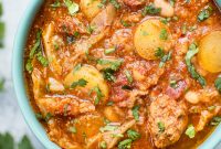 Hearty Crockpot Cabbage Soup with Sausage, Beans & Potatoes