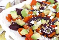 Roasted Butternut Squash and Beet Salad with Maple Vinaigrette