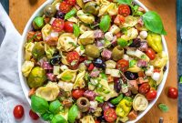 Antipasto Tortellini Salad with Italian Meats & Fresh Veggies