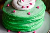 Homemade Grinch Pancakes Recipe — Green St. Patrick’s Breakfast