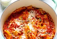 One-Pot Stovetop Lasagna Recipe — Quick Family Dinner