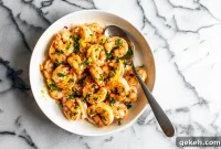 Spicy Lemon Garlic Shrimp with Chilies and Herbs