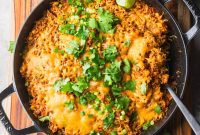 Savory Ground Beef and Salsa Rice Skillet Recipe