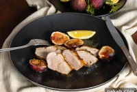 Seared Duck Breast with Glazed Figs and Balsamic Reduction