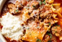 Lasagna Soup Recipe: Comforting Italian-Flavored One-Pot Meal