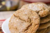 Crispy Ginger Cookies with Warm Spices and Molasses