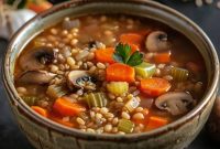 Creamy Mushroom Barley Soup Recipe and Step-by-Step Guide