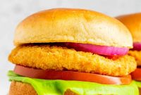 Crispy Air Fryer Frozen Chicken Patties in Minutes