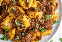 Tortellini Bolognese Recipe: Creamy Meat Sauce Pasta in 30 Minutes