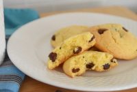 Air Fryer Chocolate Chip Cookies Made with Cake Mix