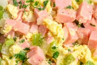 Savory Spam and Scrambled Eggs Recipe for Quick Breakfast