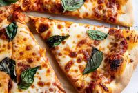 Homemade Margherita Pizza with Fresh Pizza Dough Recipe