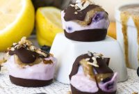 Caramel Coconut Blueberry Yogurt Clusters — No-Bake Snack