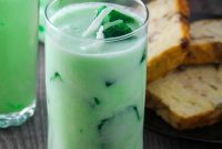 Buko Pandan Coconut Jelly Drink Recipe
