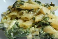 Cheesy Spinach and Artichoke Pasta Bake Recipe