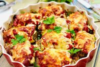 Cheesy Beef and Zucchini Enchiladas Recipe