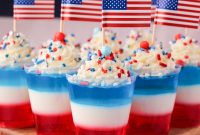 Patriotic Red, White & Blue Jello Shots Recipe for Parties