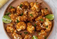 Spicy Keto Peanut Cauliflower Bites Recipe