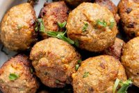 Crispy Air Fryer Ground Turkey Meatballs Recipe