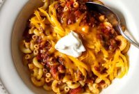 Chili Mac Recipe: Classic Comfort Pasta with Savory Beef and Beans