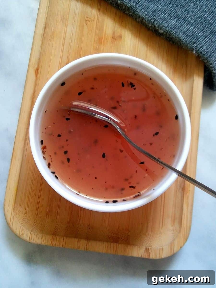 Image showing sweet onion teriyaki sauce in a white bowl.