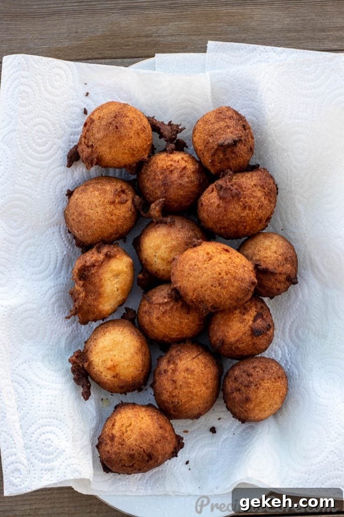 Coconut Doughnuts on paper towel