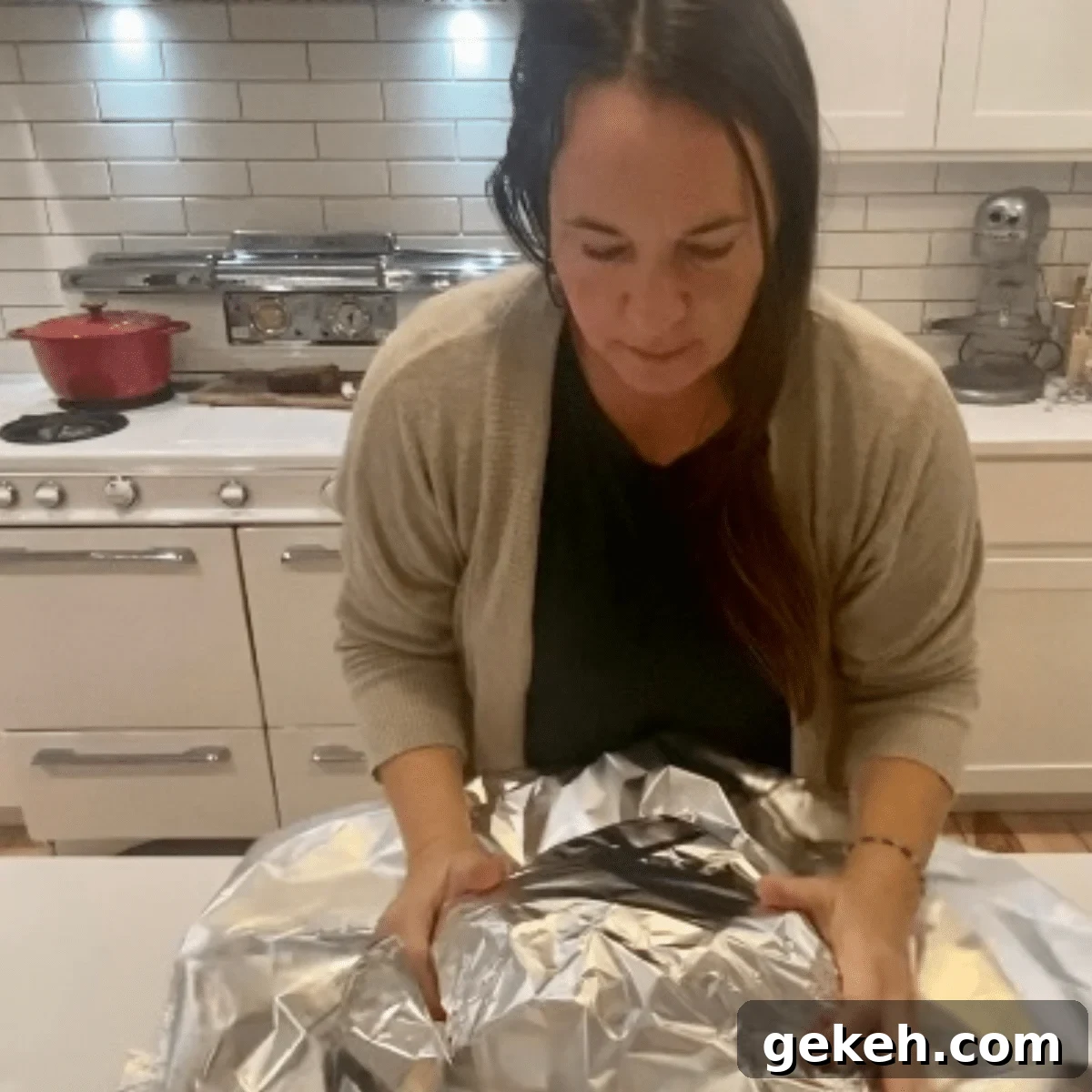 wrapping roast