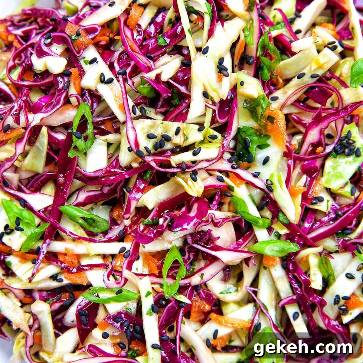 Asian cabbage coleslaw.