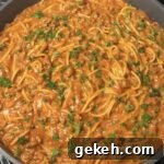 Creamy Garlic and Herb Spaghetti