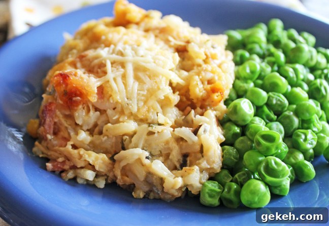 Cheesy Ham and Chicken Wild Rice Casserole