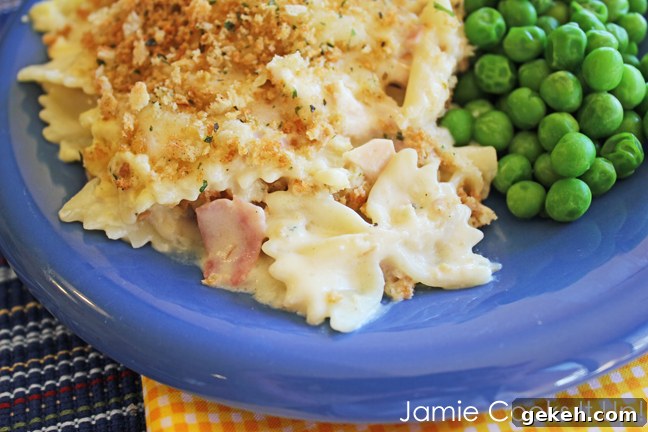 30 Minute Skillet Chicken Cordon Bleu Pasta