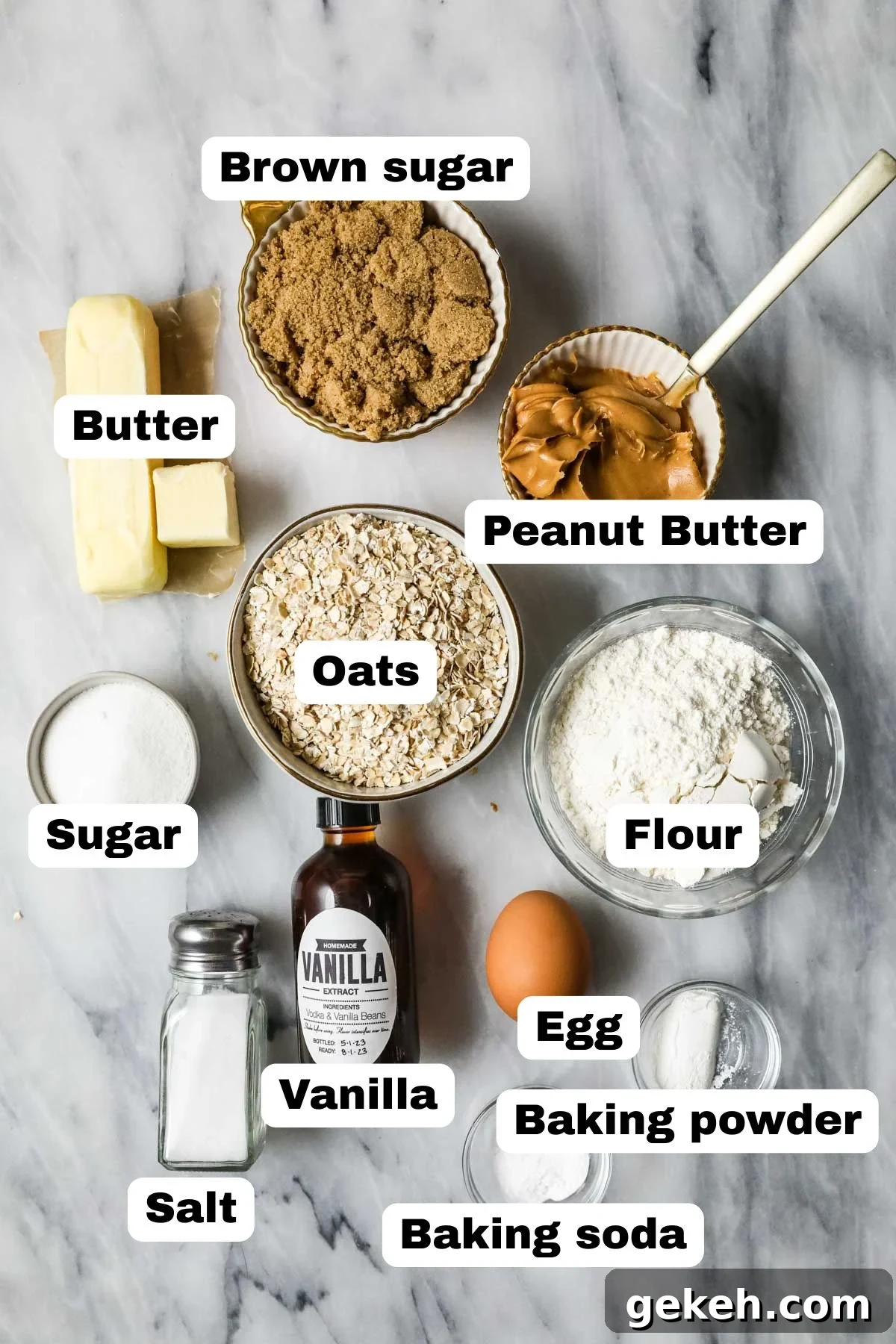 Chewy Peanut Butter Oatmeal Cookie Recipe 3 Ingredients for peanut butter oatmeal cookies