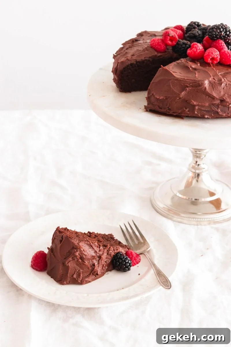 Decadent Paleo Chocolate Cake with Rich Chocolate Ganache 4 Paleo Chocolate Cake with Chocolate Ganache