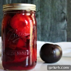 Canning Plums