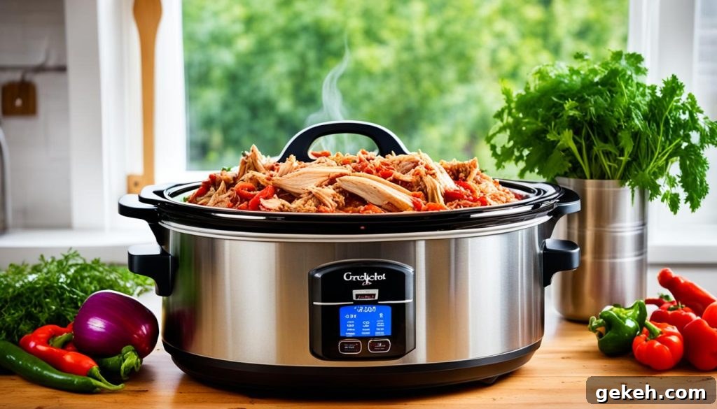Crockpot pulled chicken Crockpot pulled chicken