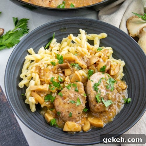 Seared Pork Tenderloin with Creamy Mushroom Sauce 7 Pork-in-Mushroom-Sauce-10