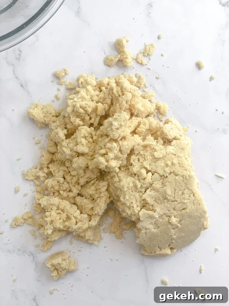 How to Make a Flaky Pie Crust Every Time 12 dough on surface to be shaped into a ball