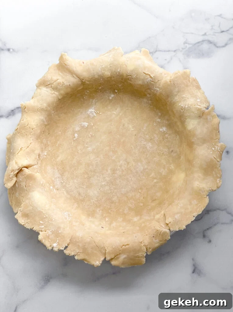 How to Make a Flaky Pie Crust Every Time 16 the perfect flaky pie crust in pie plate