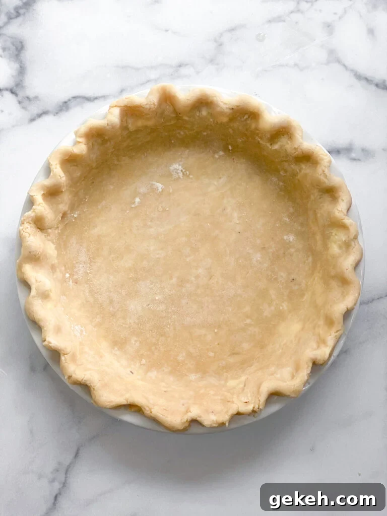How to Make a Flaky Pie Crust Every Time 18 the perfect flaky pie crust before baking