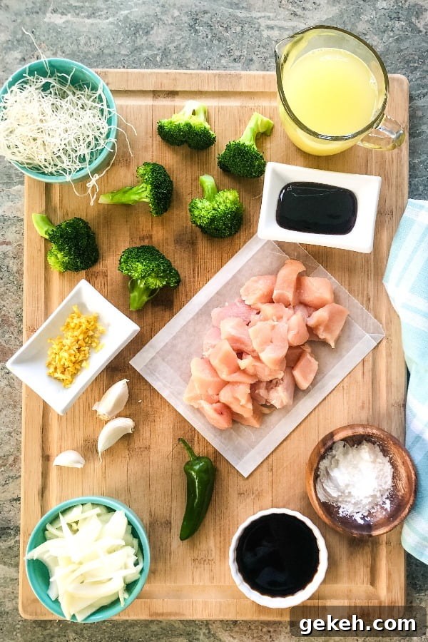 Spicy Jalapeño Chicken & Broccoli Stir-Fry Recipe 3 ingredients in chicken stir fry