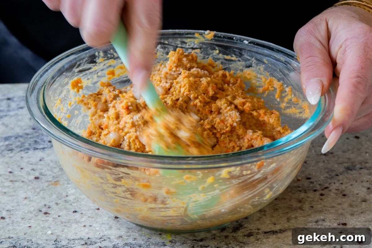 Peanut, Carrot & White Bean Veggie Burgers Recipe 11 img 16846 11