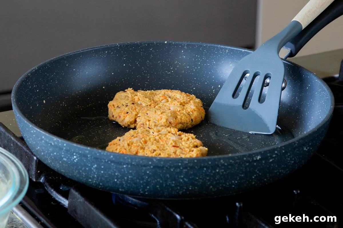 Peanut, Carrot & White Bean Veggie Burgers Recipe 12 img 16846 12
