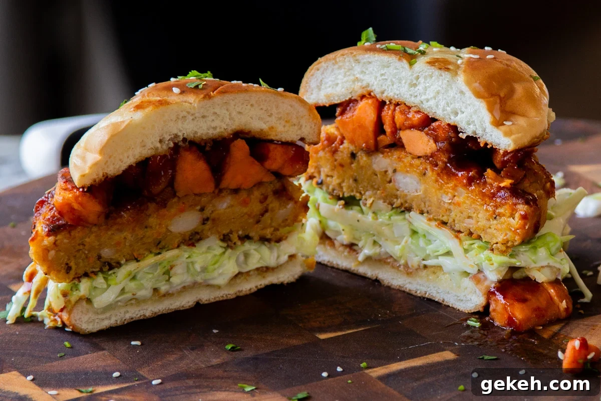 Peanut, Carrot & White Bean Veggie Burgers Recipe 16 img 16846 16