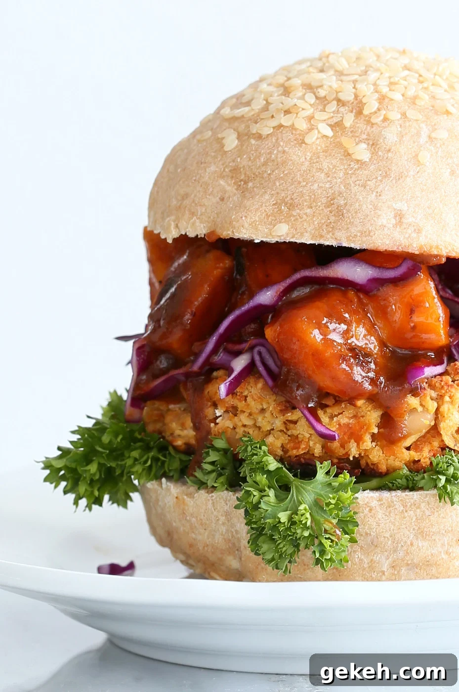 Peanut, Carrot & White Bean Veggie Burgers Recipe 17 White Bean Burgers with Carrots, Peanuts and Thai flavors. Topped with sweet and sour butternut squash.