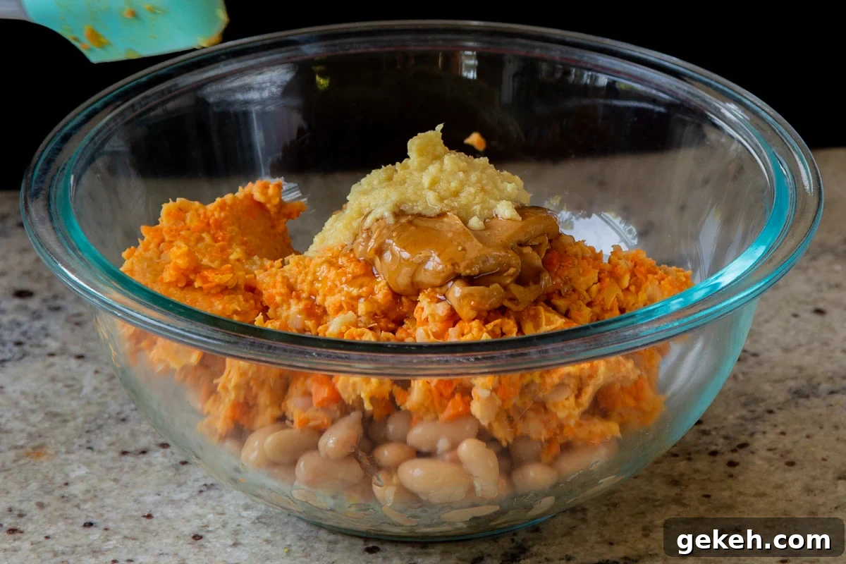 Peanut, Carrot & White Bean Veggie Burgers Recipe 9 img 16846 9