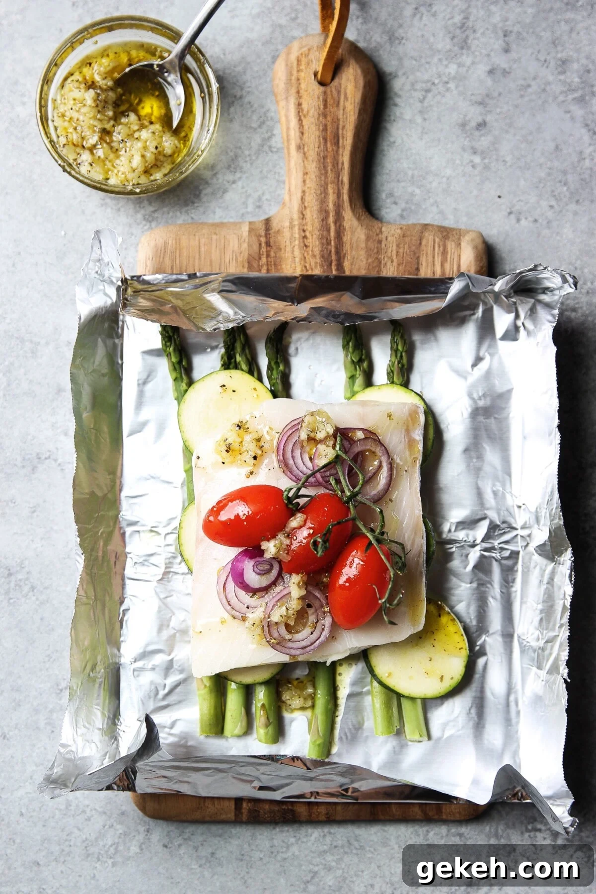 baked fish in foil