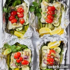 fish in foil