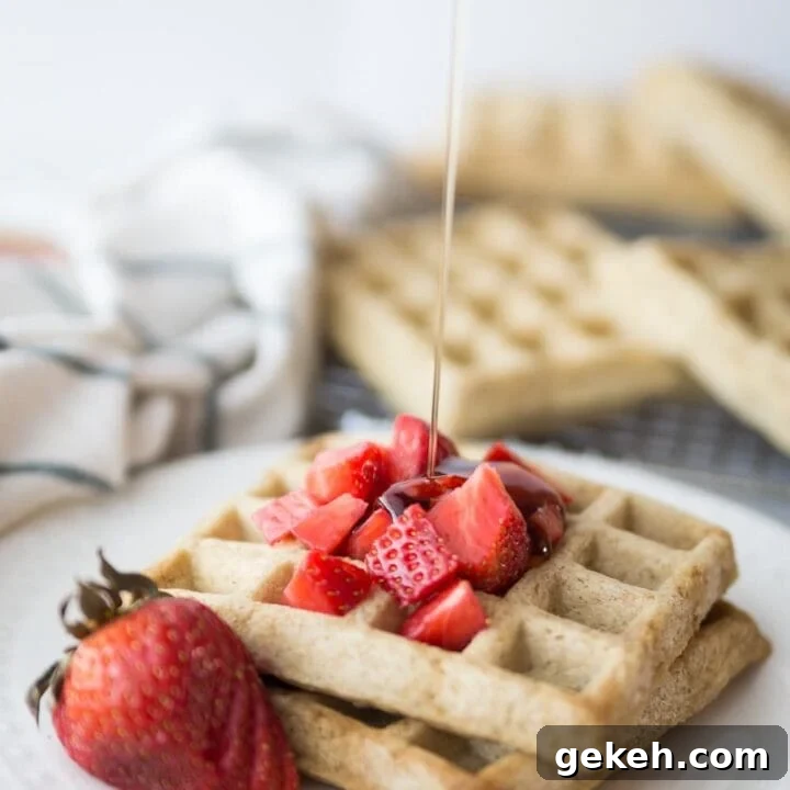 Gluten Free Make Ahead Freezer Waffles