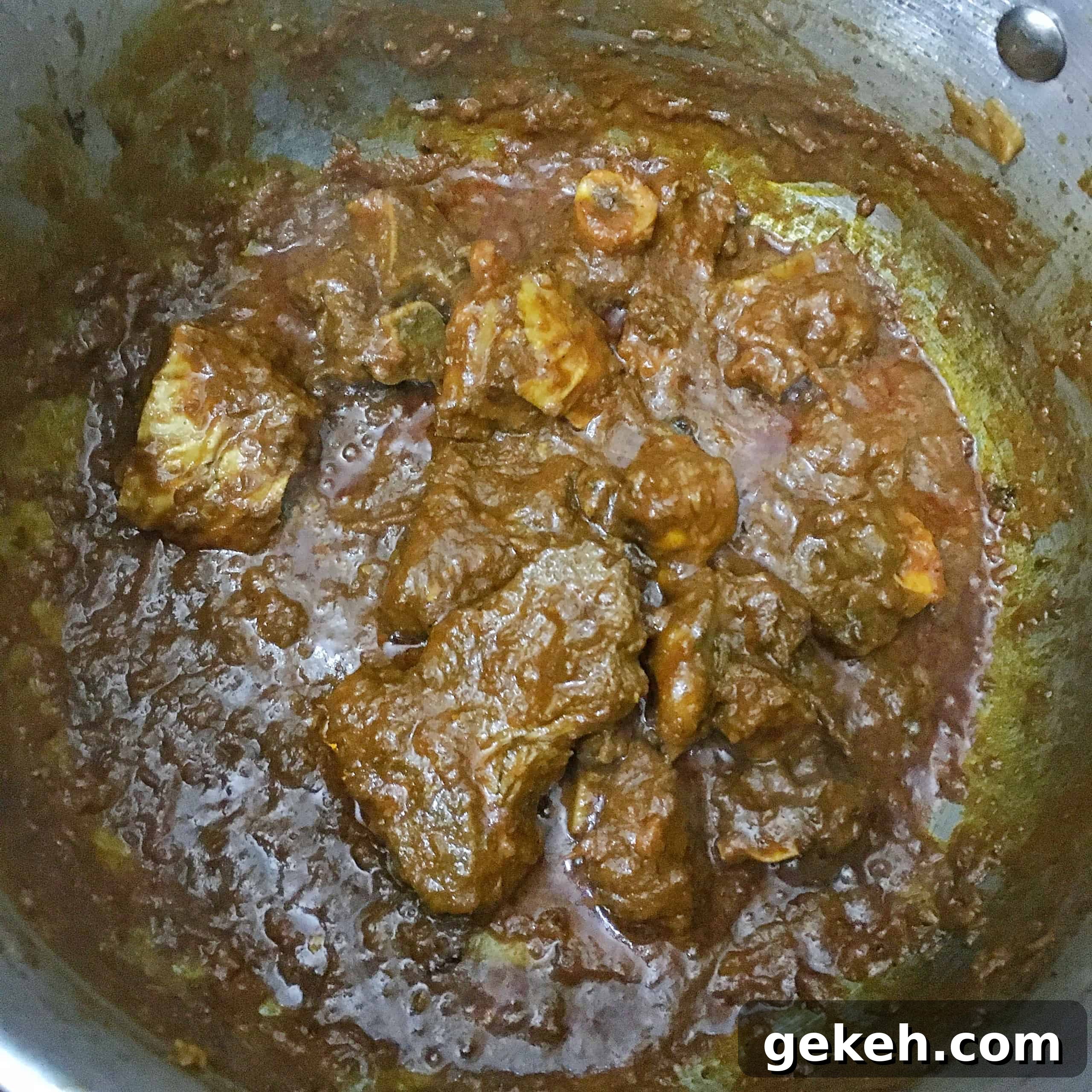 Bhindi Gosht: Spiced Lamb and Okra Curry Recipe 9 Bhindi Gosht Recipe - Okra with Lamb / Mutton Curry