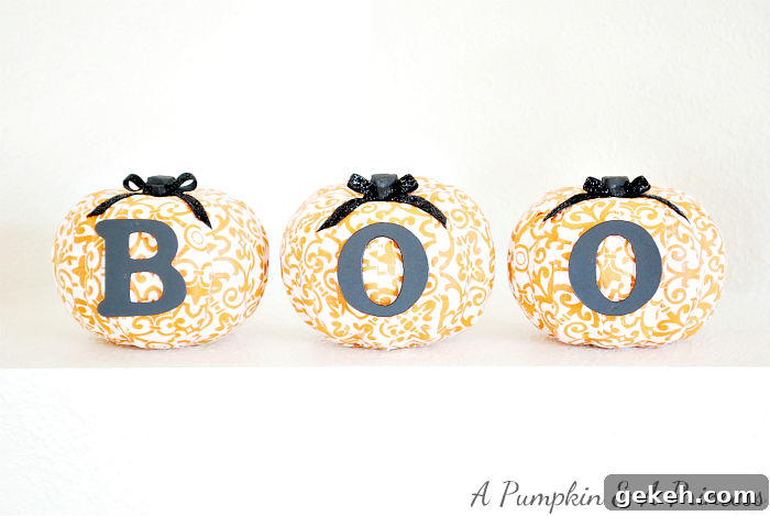 Mod Podge Pumpkins